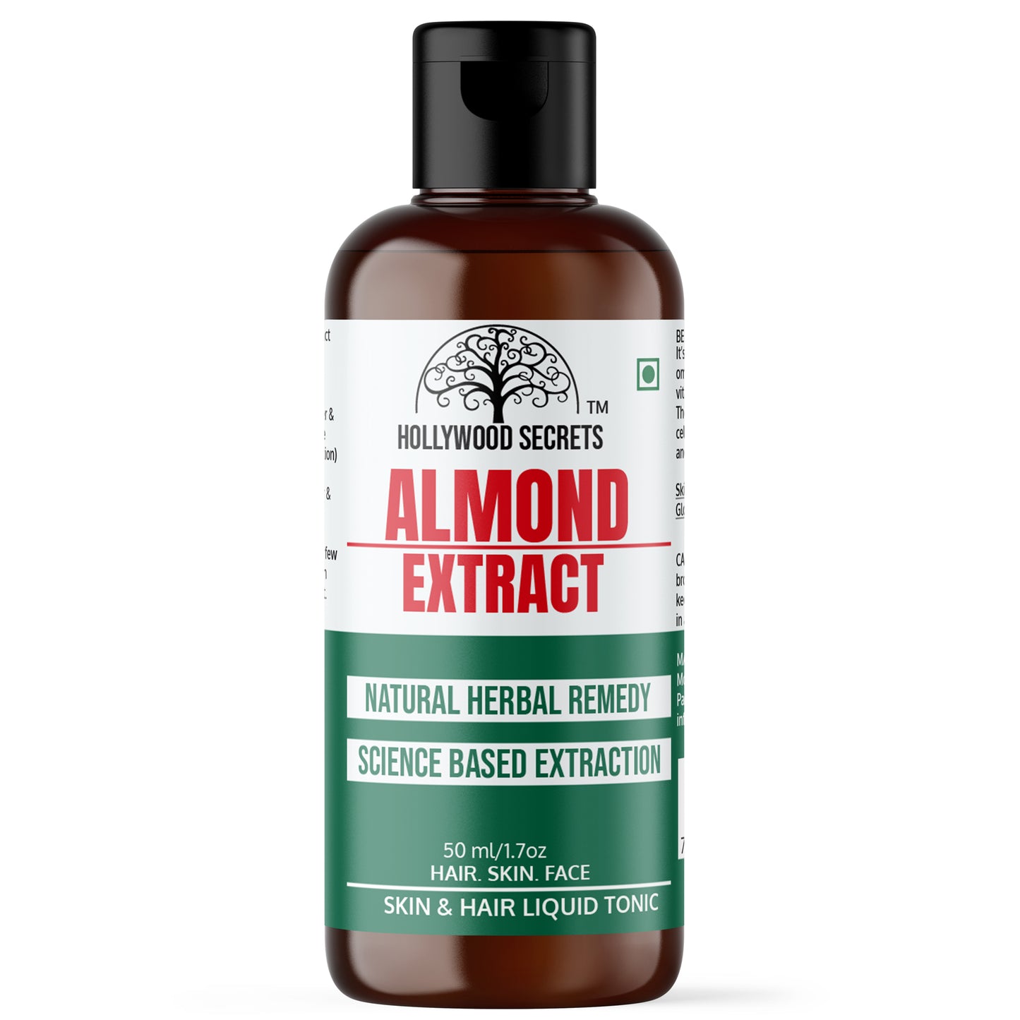 Pure 85% Almond Liquid Botanical Extract Hollywood Secrets