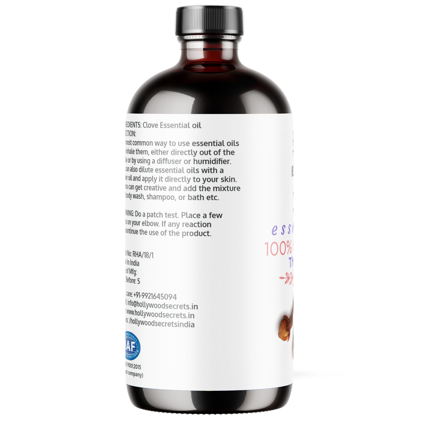 Pure Clove Essential Oil Therapeutic Grade Hollywood Secrets