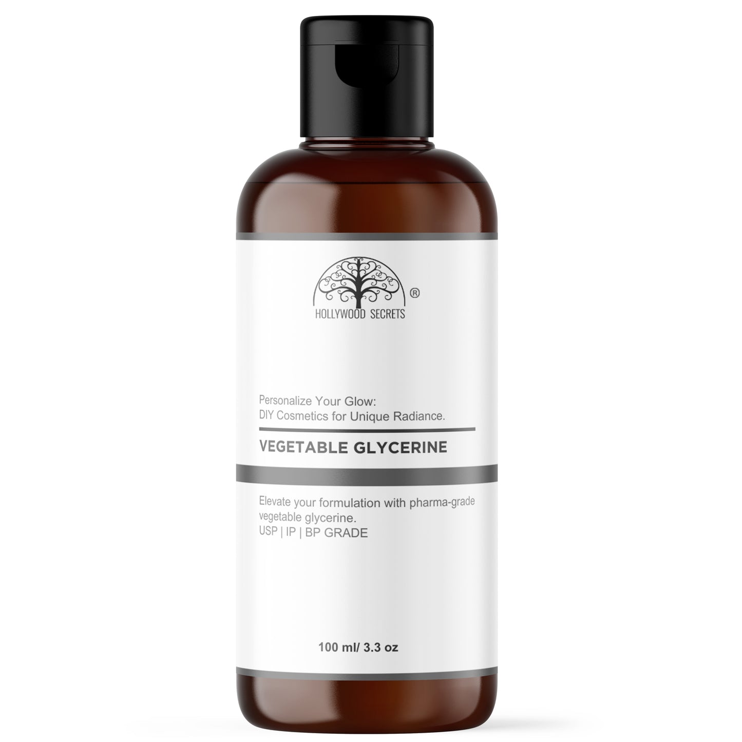 Pure Glycerin Vegetable Liquid 500 ml Hollywood Secrets
