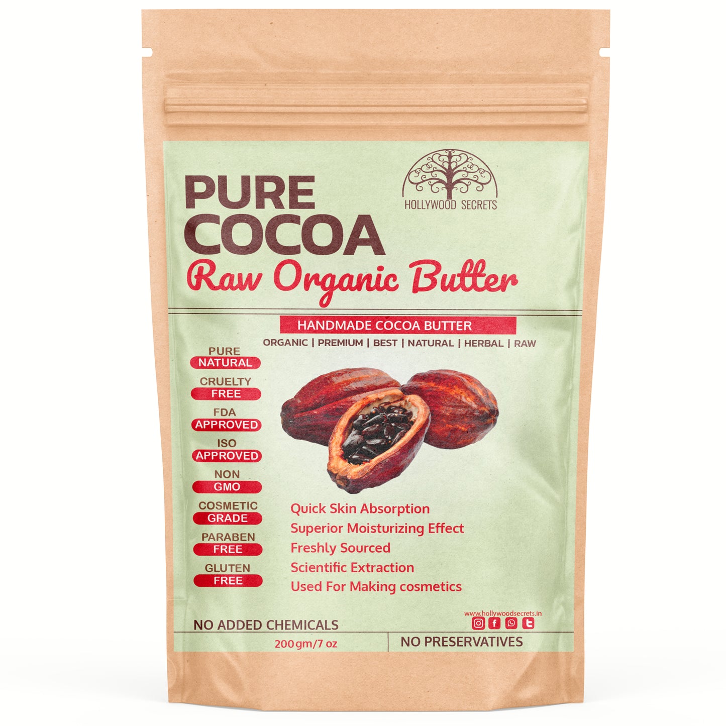 Hollywood Secrets
Buy
Pure
Best
Organic
Natural
Buy now
Shop
sale
Online
Price
bulk
Manufacturer
Wholesaler
reviews
ratings
specifications
Free Shipping
Cash on delivery
India
Skin
Hair
Face
Cosmetics
Body Butter
Cocoa Butter