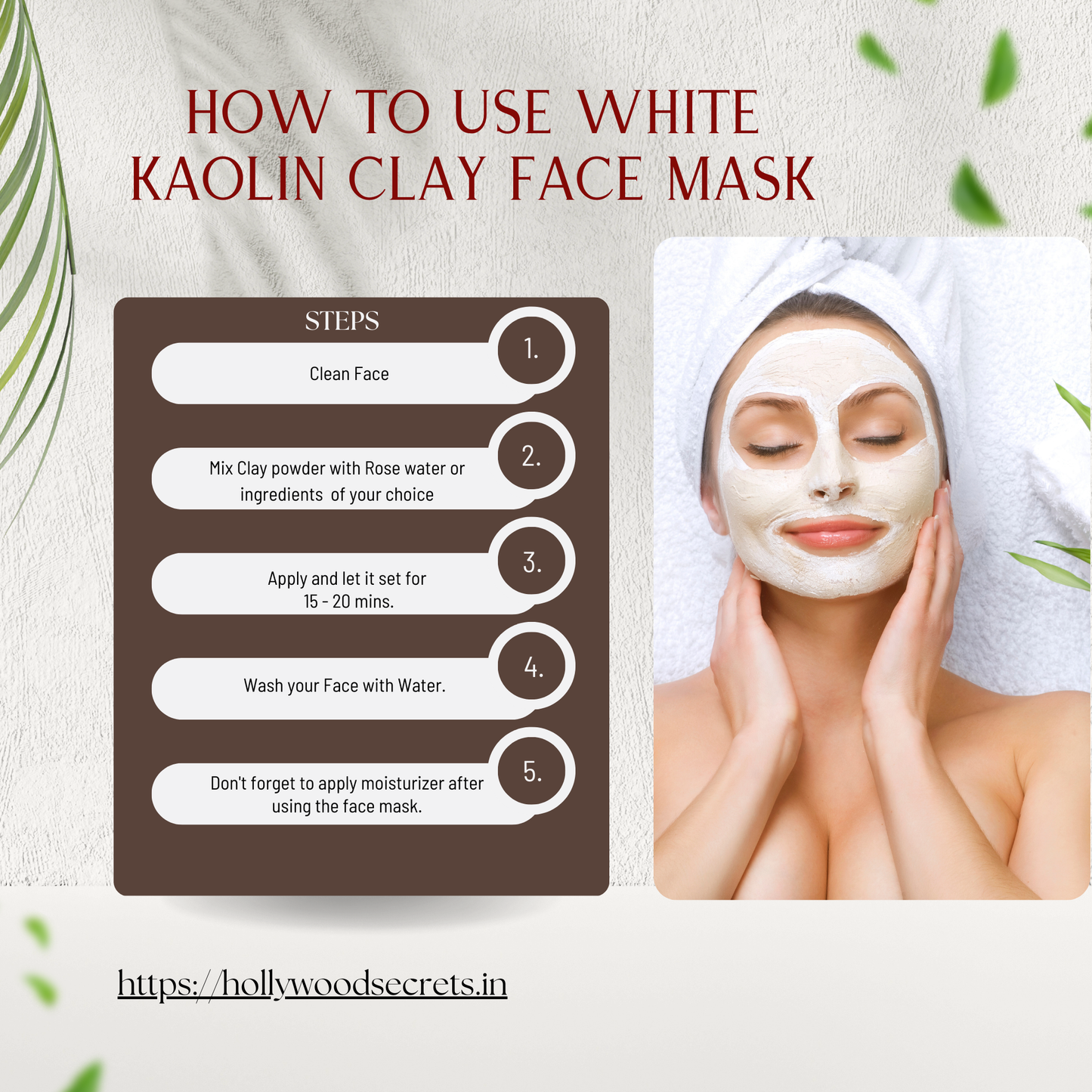 White Kaolin Clay Powder Light Best Pure kaolinite 200gm