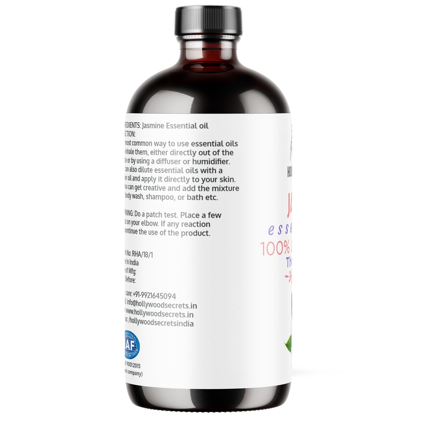 Pure Jasmine Essential Oil Therapeutic Grade Hollywood Secrets
