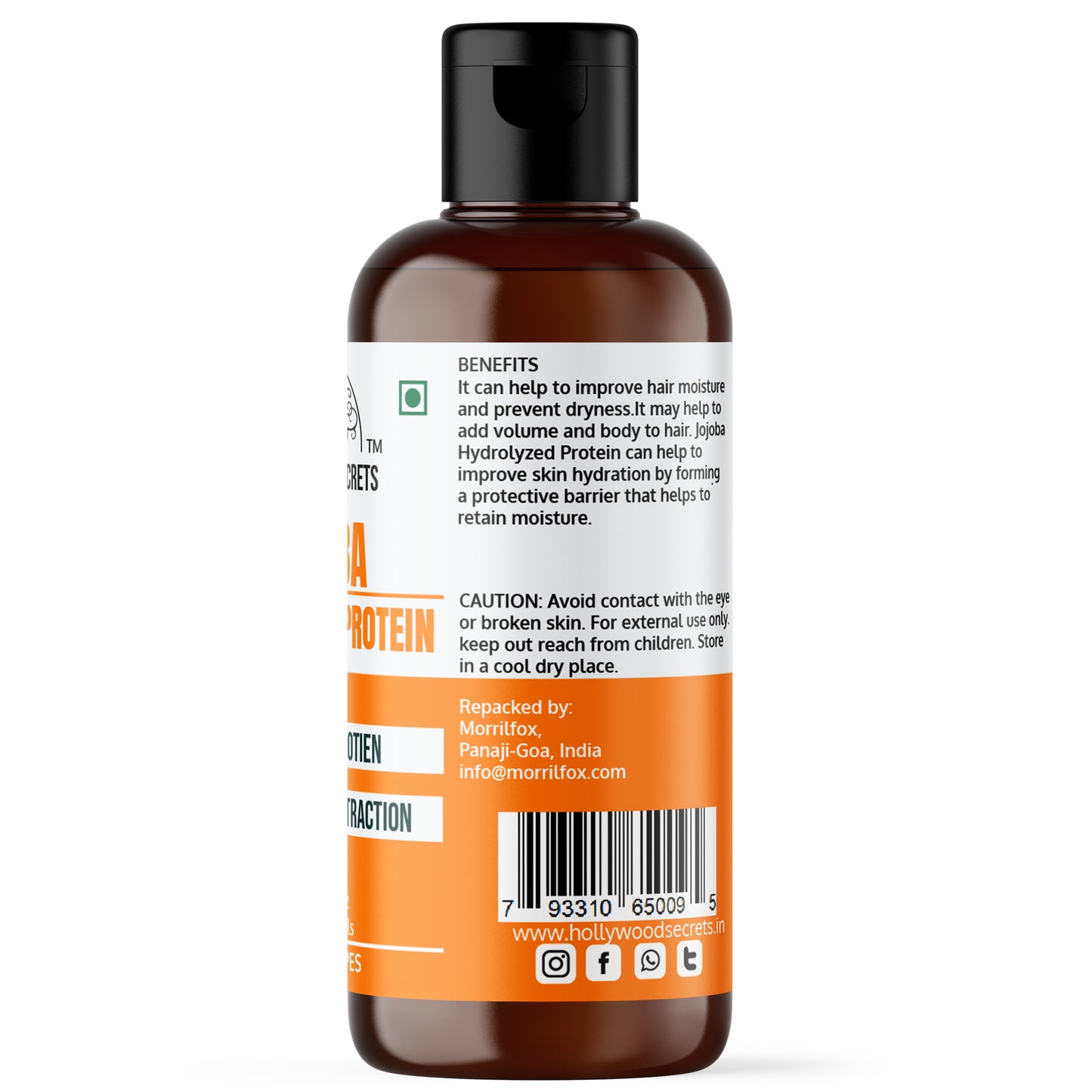 Hydrolyzed Jojoba Protein Liquid 100 ml Hollywood Secrets