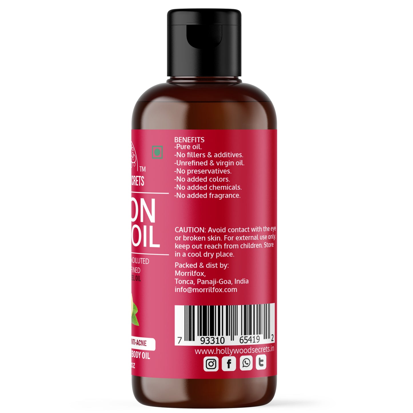 Lemon Peel Oil Pure Cold Pressed