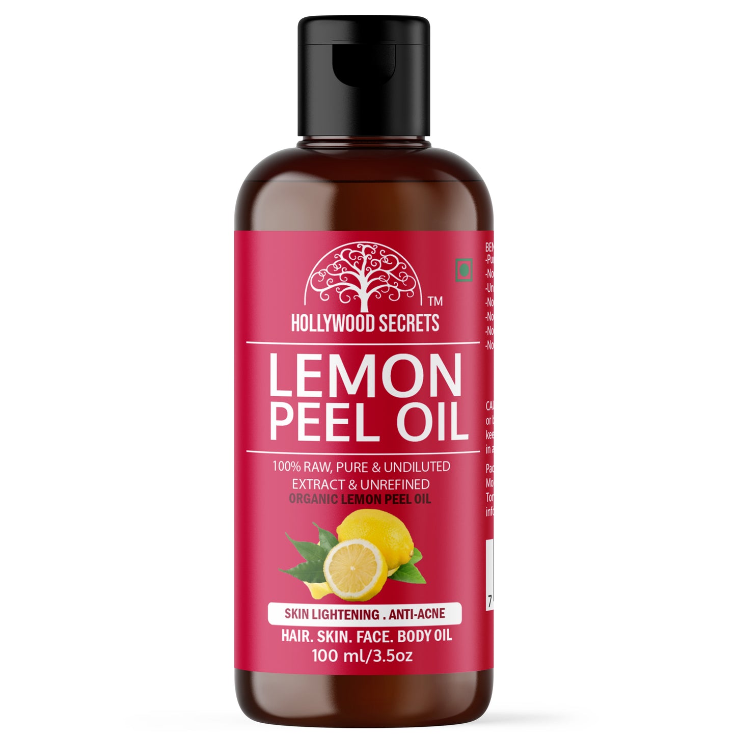 Lemon Peel Oil Pure Cold Pressed