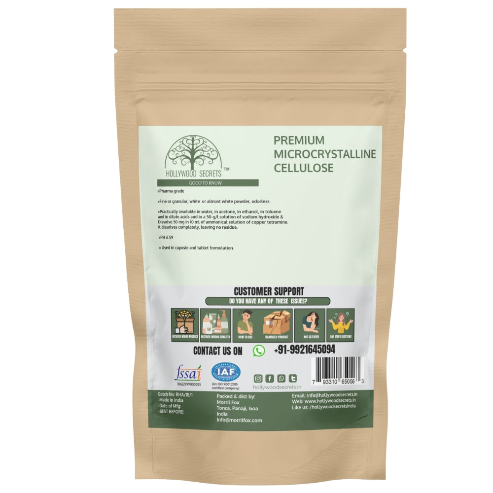 Microcrystalline Cellulose Powder 200 gm Hollywood Secrets