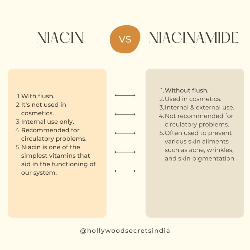 Vitamin B3 Niacin Powder 100gm Hollywood Secrets