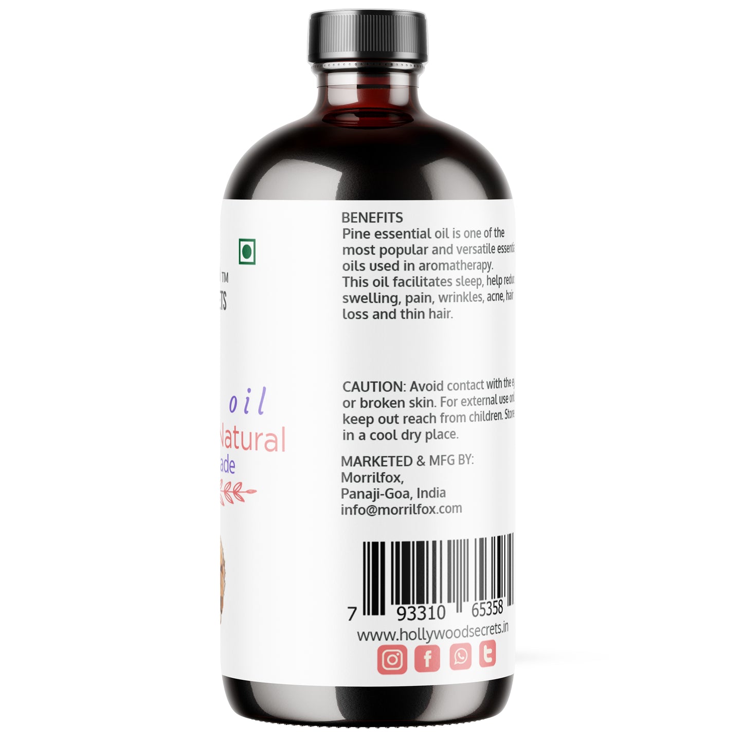 Pure Pine Essential Oil Therapeutic Grade Hollywood Secrets
