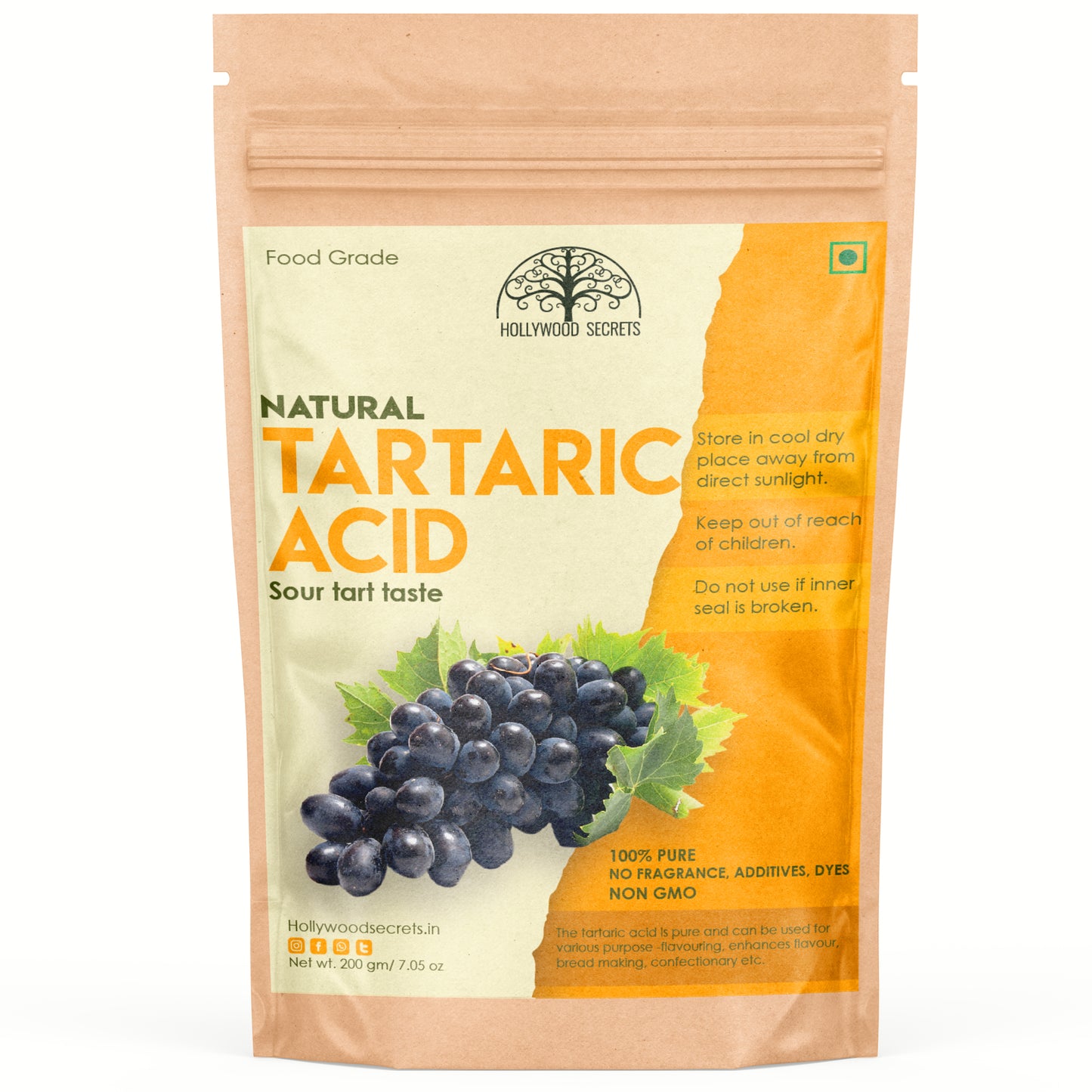 Hollywood Secrets
Buy
Pure
Best
Organic
Natural
Buy now
Shop
sale
Online
Price
bulk
Manufacturer
Wholesaler
reviews
ratings
specifications
Free Shipping
Cash on delivery
India
Skin
Hair
Face
Tartaric acid powder