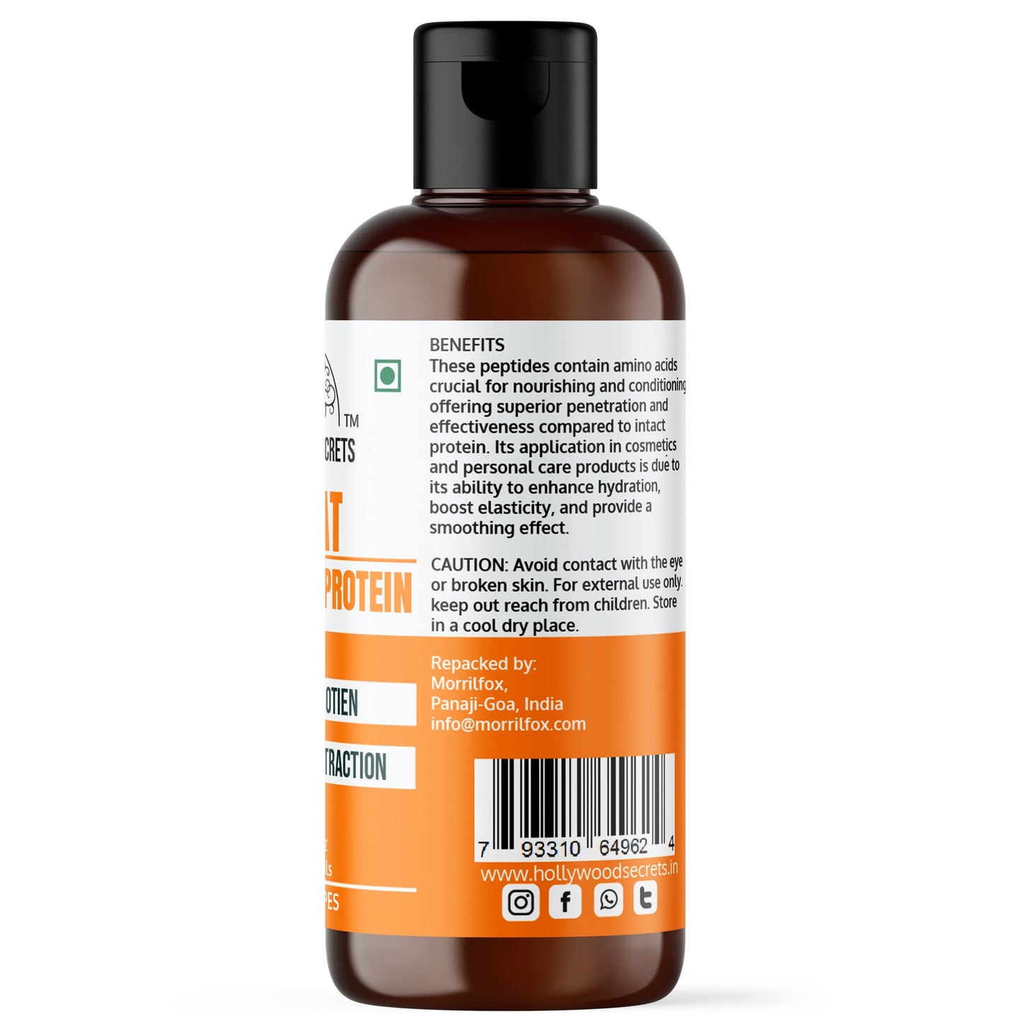 Hydrolyzed Wheat Protein Liquid 100 ml Hollywood Secrets