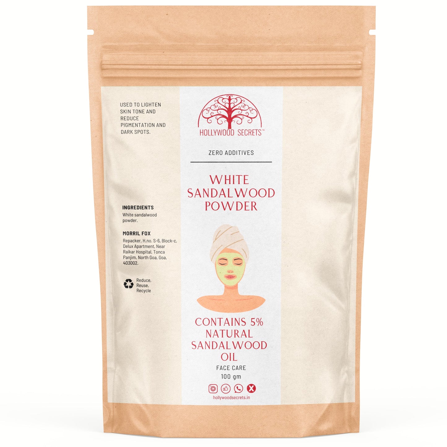 Hollywood Secrets
Buy
Pure
Best
Organic
Natural
Buy now
Shop
sale
Online
Price
bulk
Manufacturer
Wholesaler
reviews
ratings
specifications
Free Shipping
Cash on delivery
India
Skin
Hair
Face
White Sandalwood Powder 100 gm
