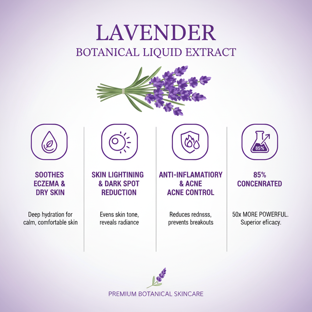 Pure 85% Lavender Liquid Extract Hollywood Secrets