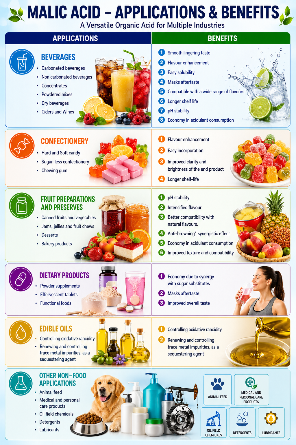 Benefits of Malic acid