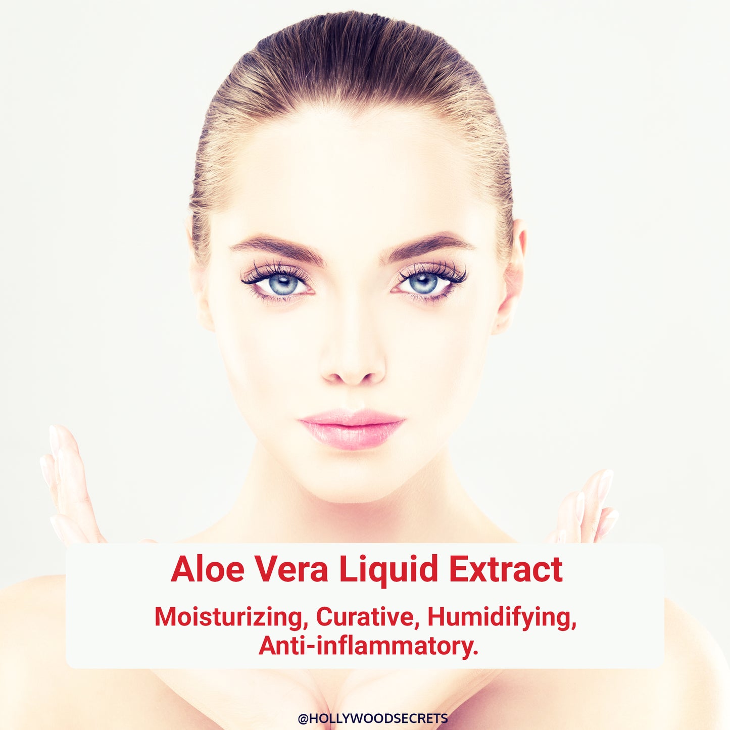 Pure 85% Aloe Vera Liquid Botanical Extract 100 ml Hollywood Secrets