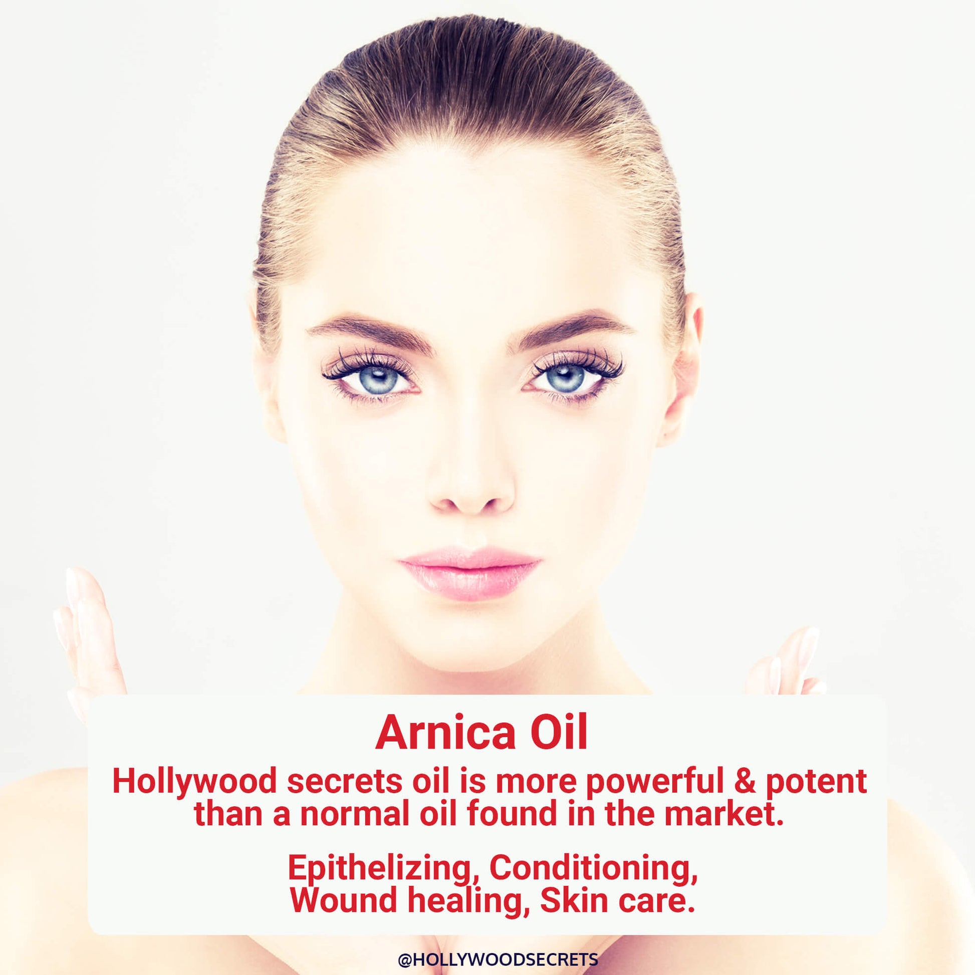 Arnica Oil Pure Cold Pressed 100ml Hollywood Secrets