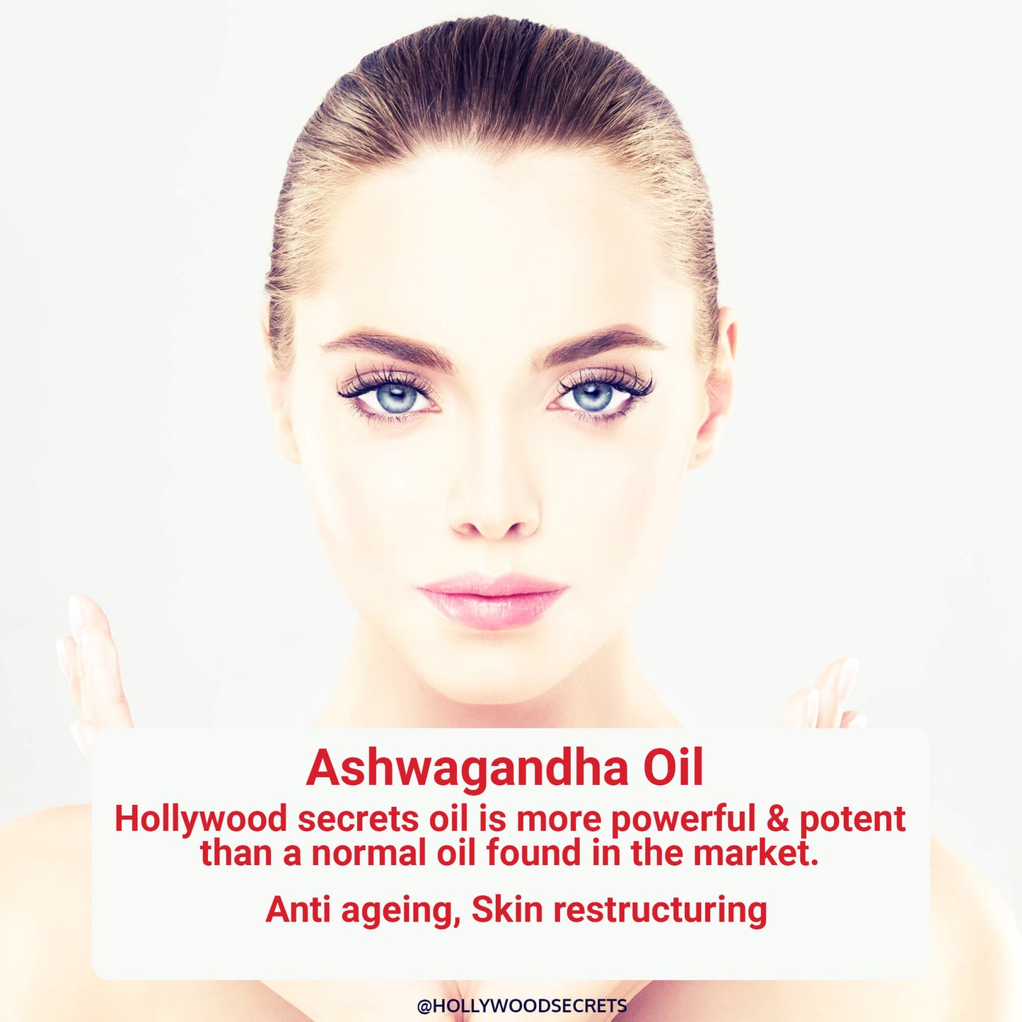 Ashwagandha Oil Pure Cold Pressed 100ml Hollywood Secrets