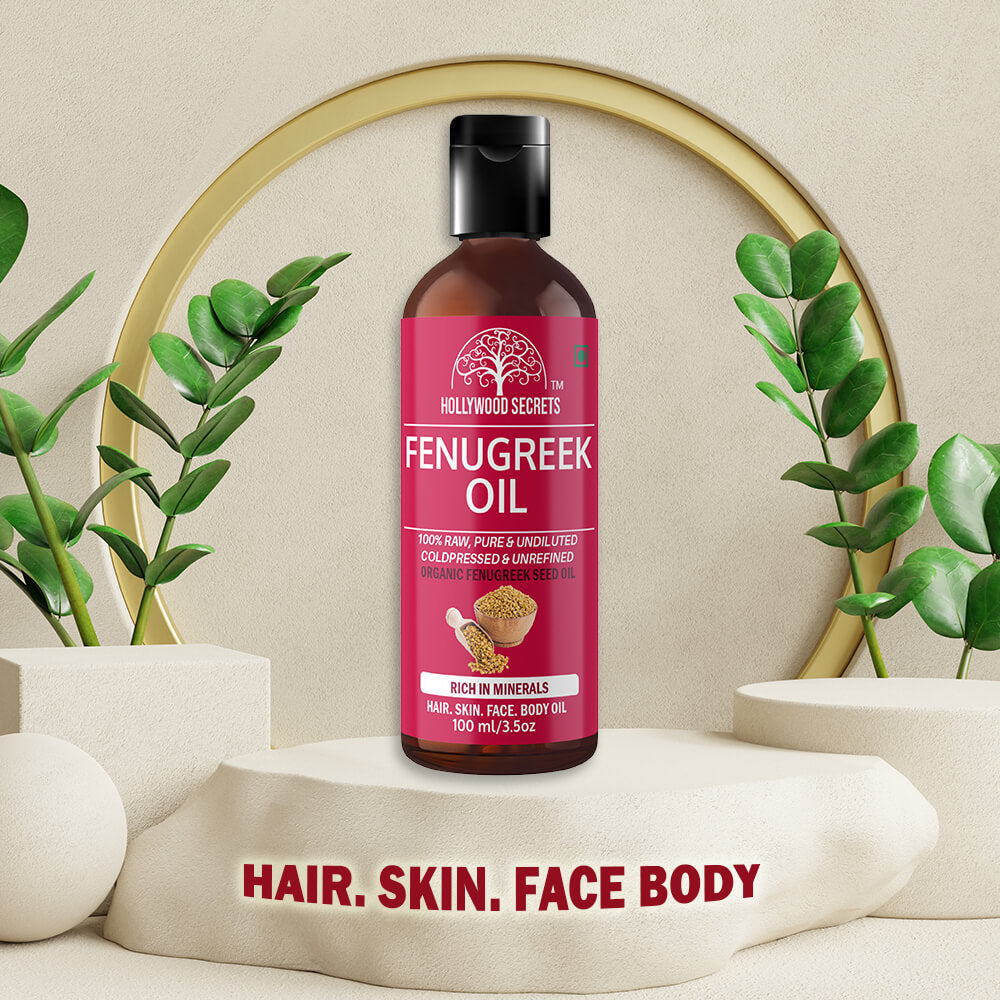 Fenugreek Oil Pure Cold Pressed 100ml Hollywood Secrets