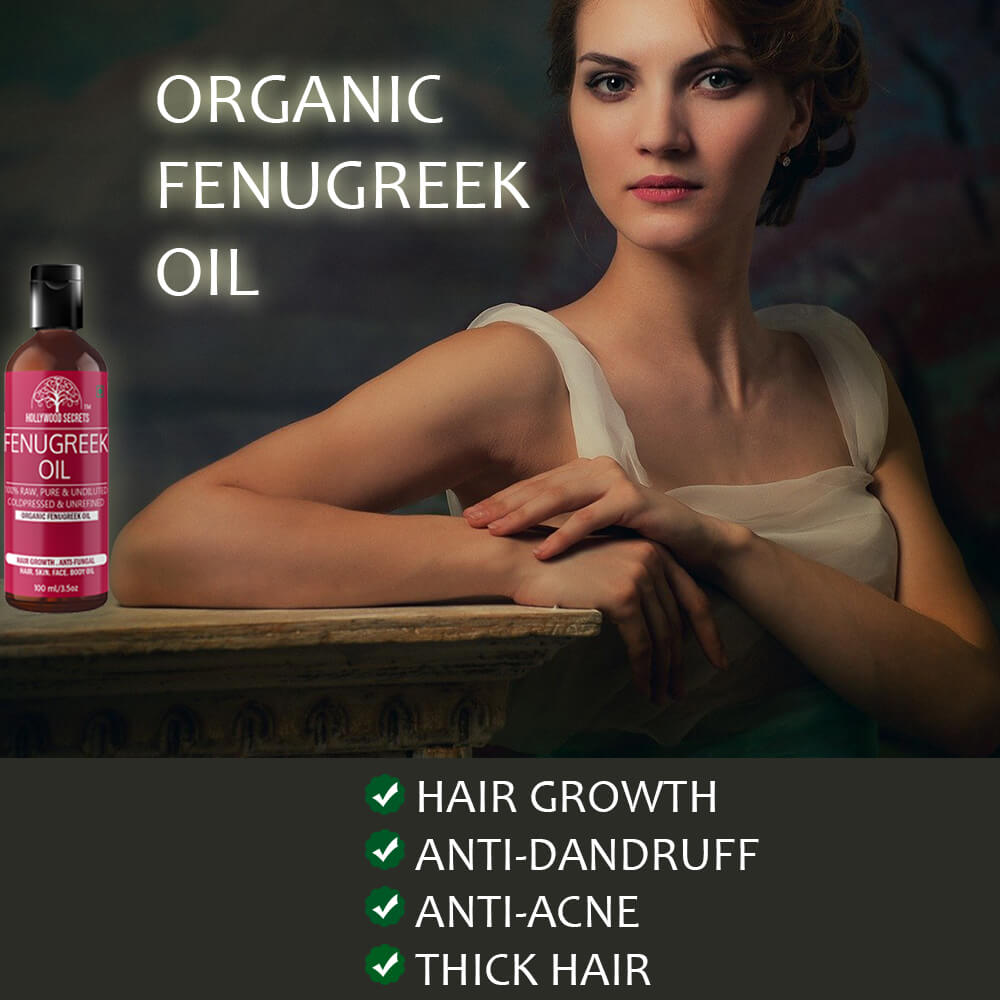 Fenugreek Oil Pure Cold Pressed 100ml Hollywood Secrets