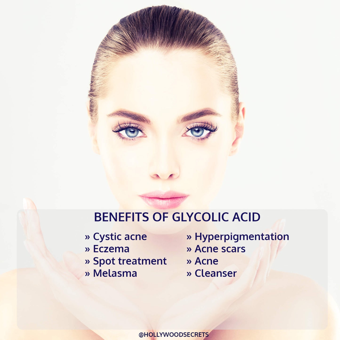 Pure 75% Glycolic Acid Liquid 100 ml Hollywood Secrets