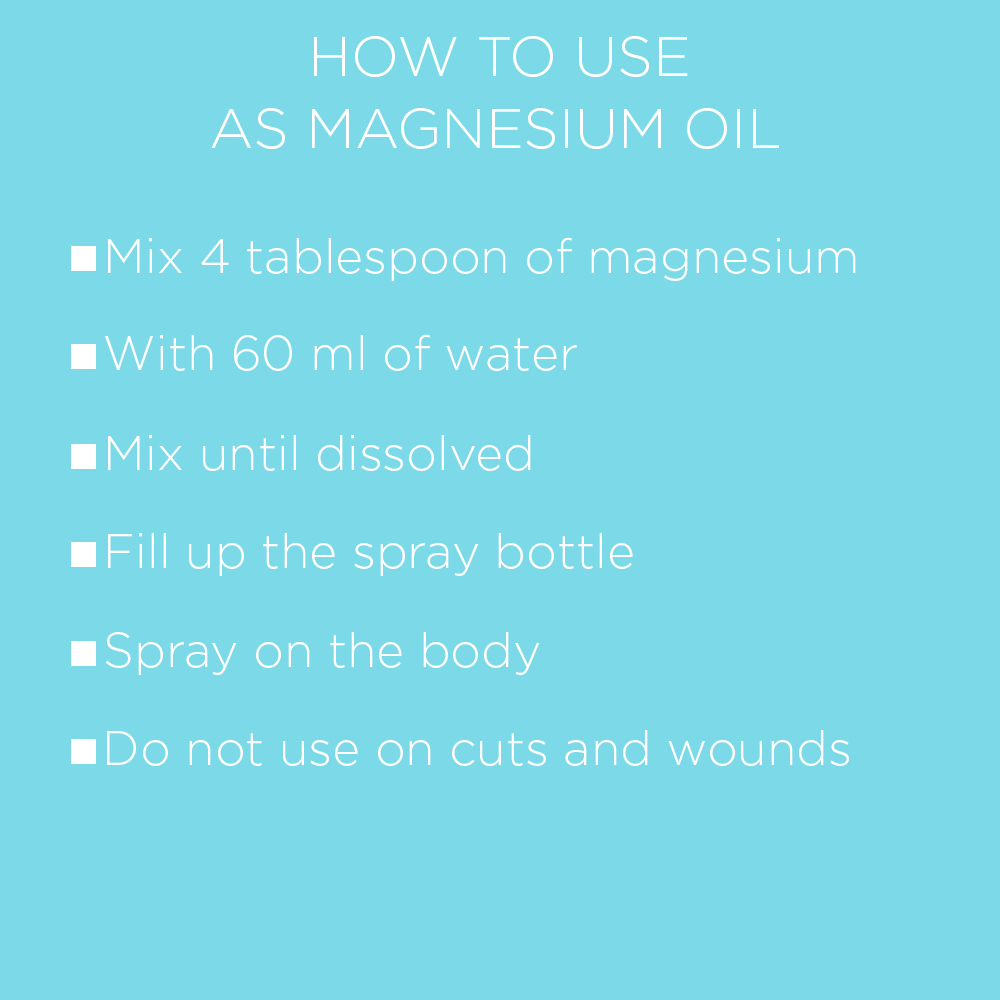 Pure Magnesium Chloride Moist Flakes (500 Gms) Hollywood Secrets
