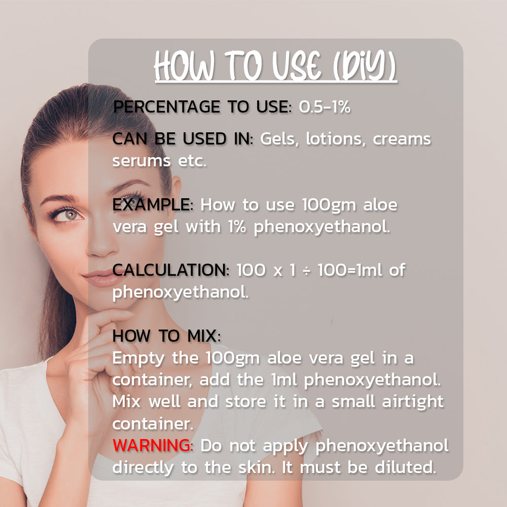 Pure Phenoxyethanol Liquid 100ml Hollywood Secrets