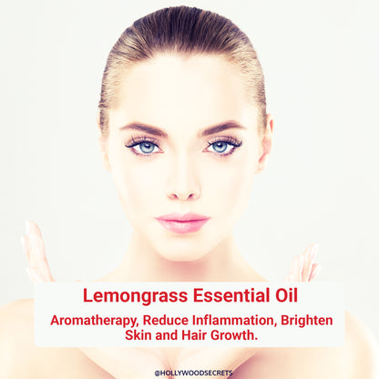 Pure Lemongrass Essential Oil Therapeutic Grade Hollywood Secrets