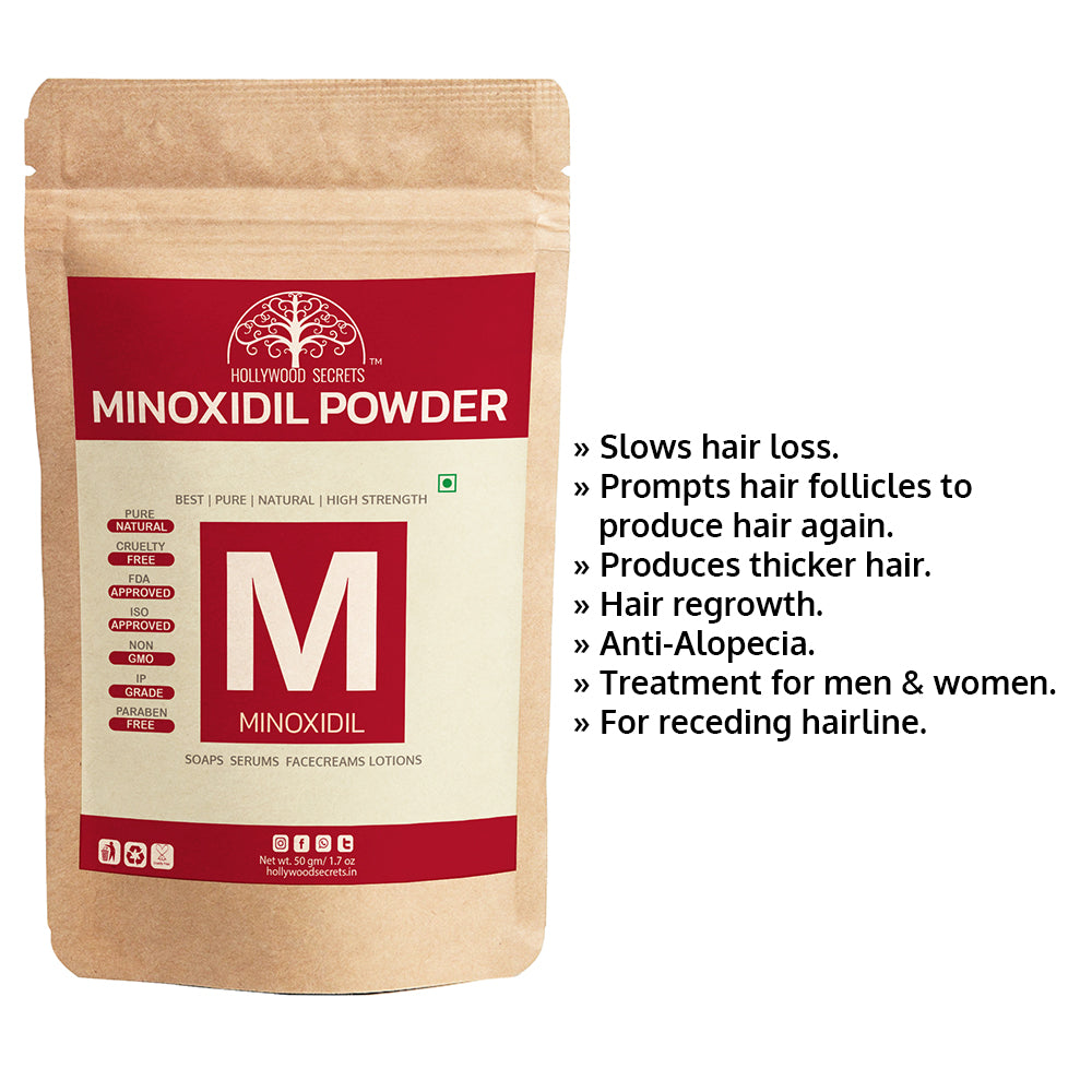 Pure Minoxidil Powder 50 gms Hollywood Secrets