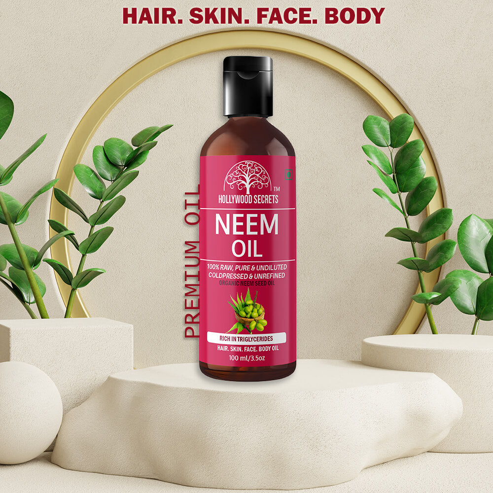 Neem Oil Pure Cold Pressed 100ml Hollywood Secrets