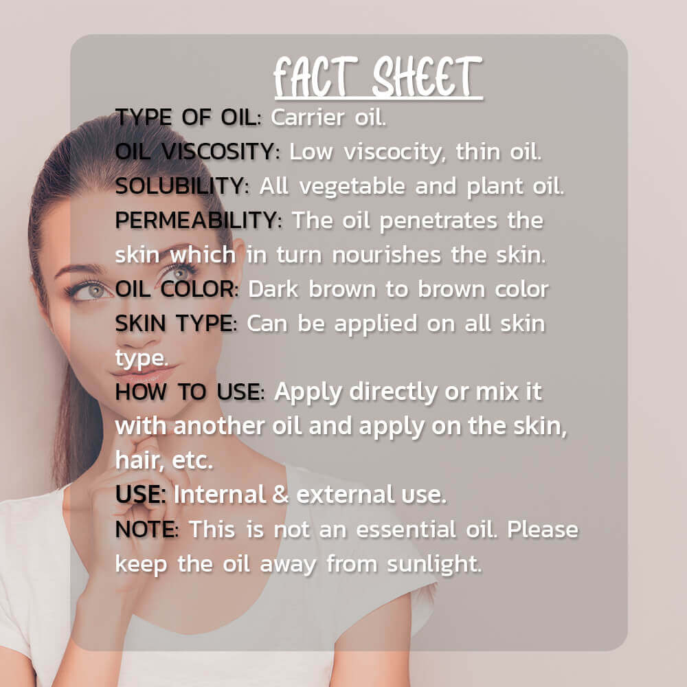 Pumpkin Seed Oil Pure Cold Pressed (Carrier Oil) 100ml Hollywood Secrets
