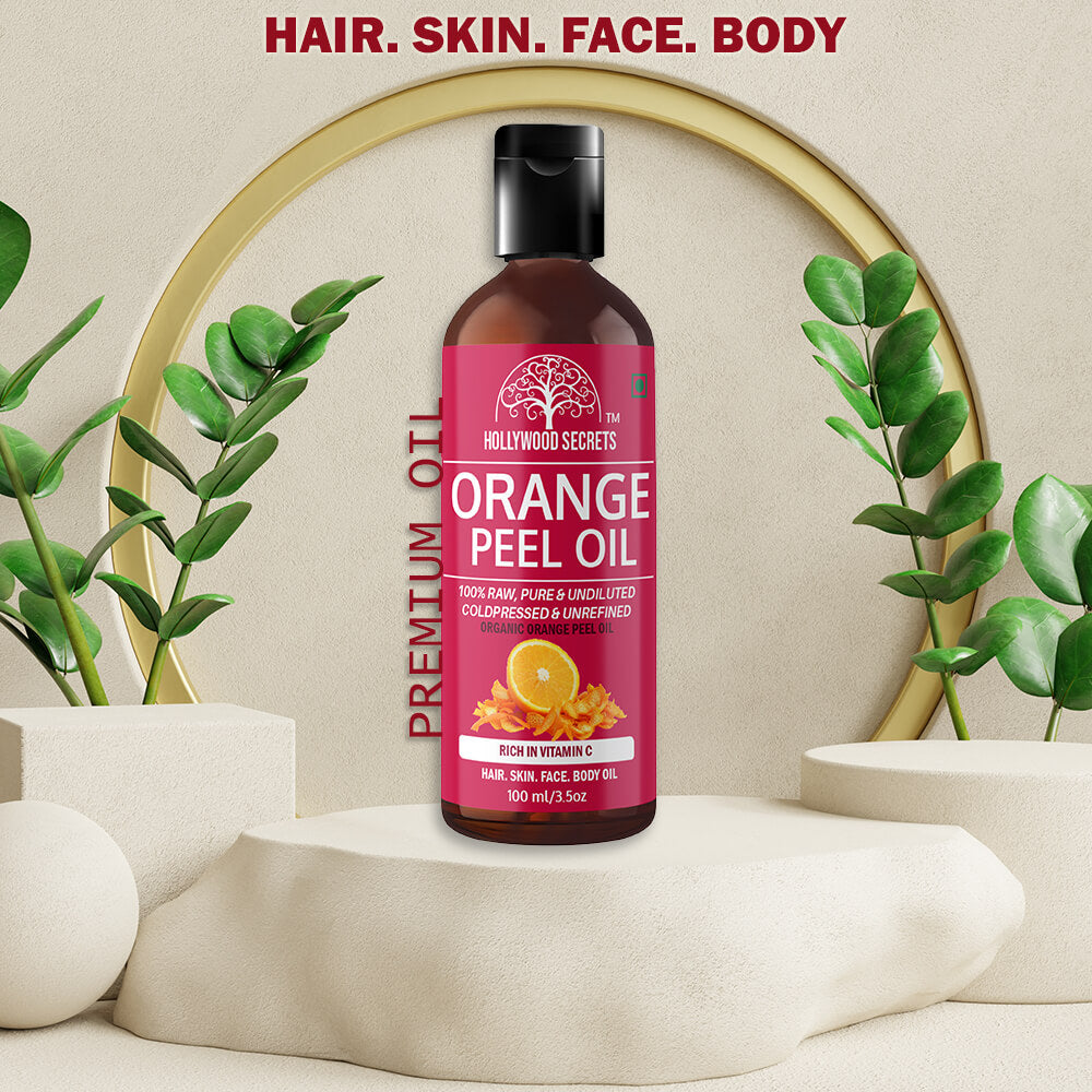 Orange Peel Oil Pure Cold Pressed 100ml Hollywood Secrets