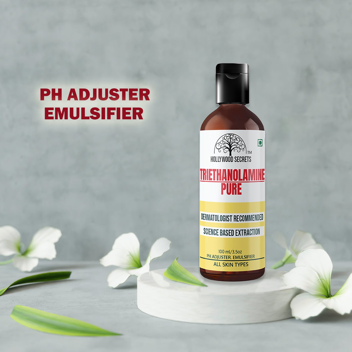 Pure Triethanolamine Liquid 100ml Hollywood Secrets