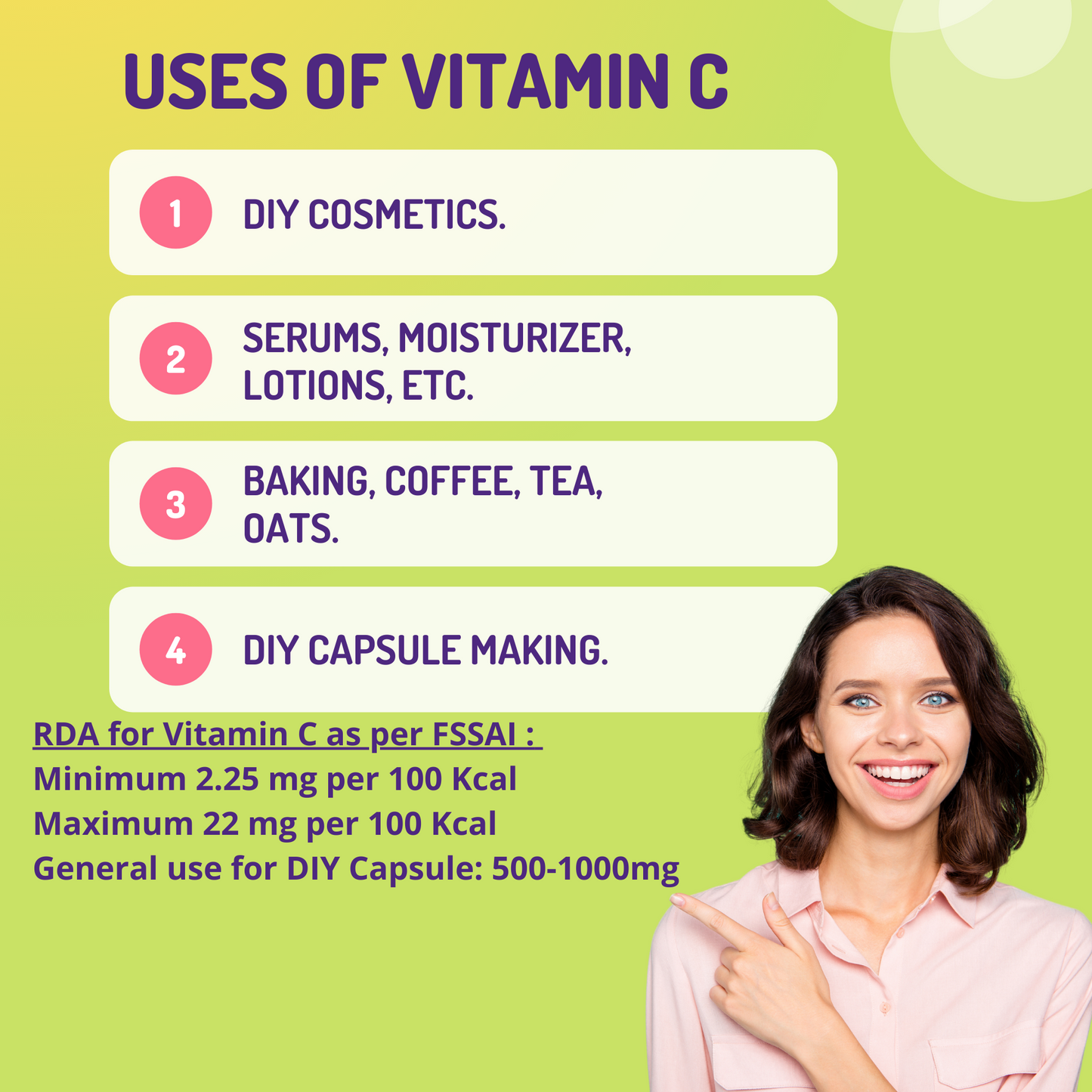 Vitamin C Sodium Ascorbate Powder 100gm Hollywood Secrets
