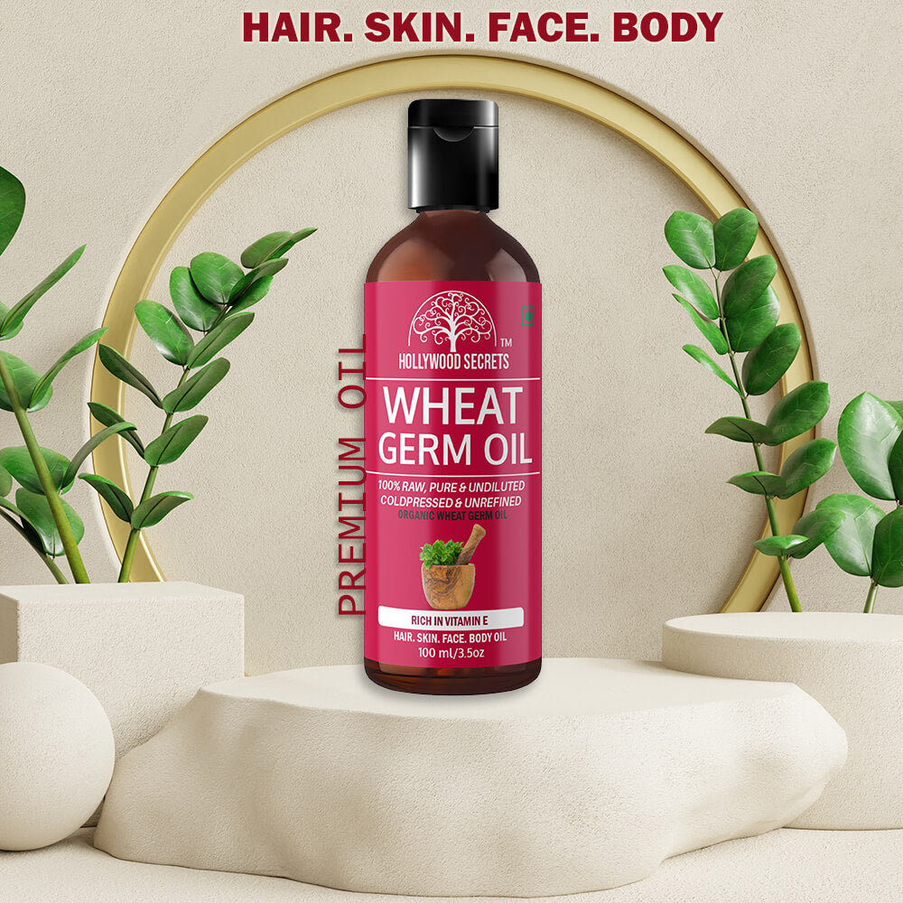 Wheat Germ Oil Pure Cold Pressed 100ml Hollywood Secrets