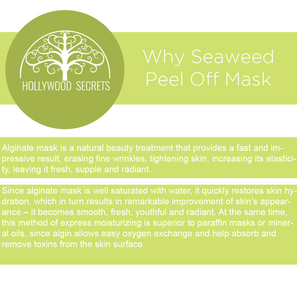 Organic Charcoal Seaweed Powder Peel Off Mask For Skin (100 Gms)