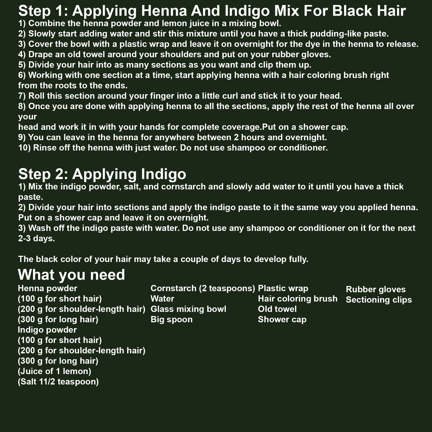 Organic Indigo Powder (100 Gms) hollywoodsecrets