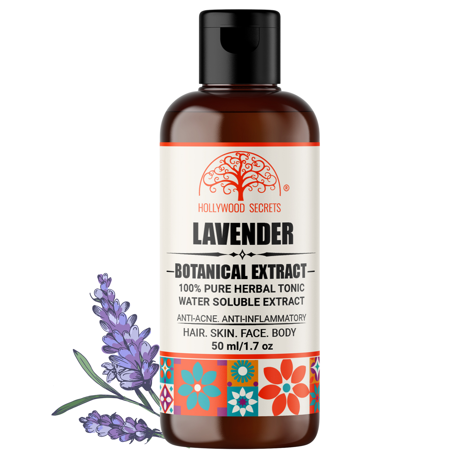 Pure 85% Lavender Liquid Extract Hollywood Secrets