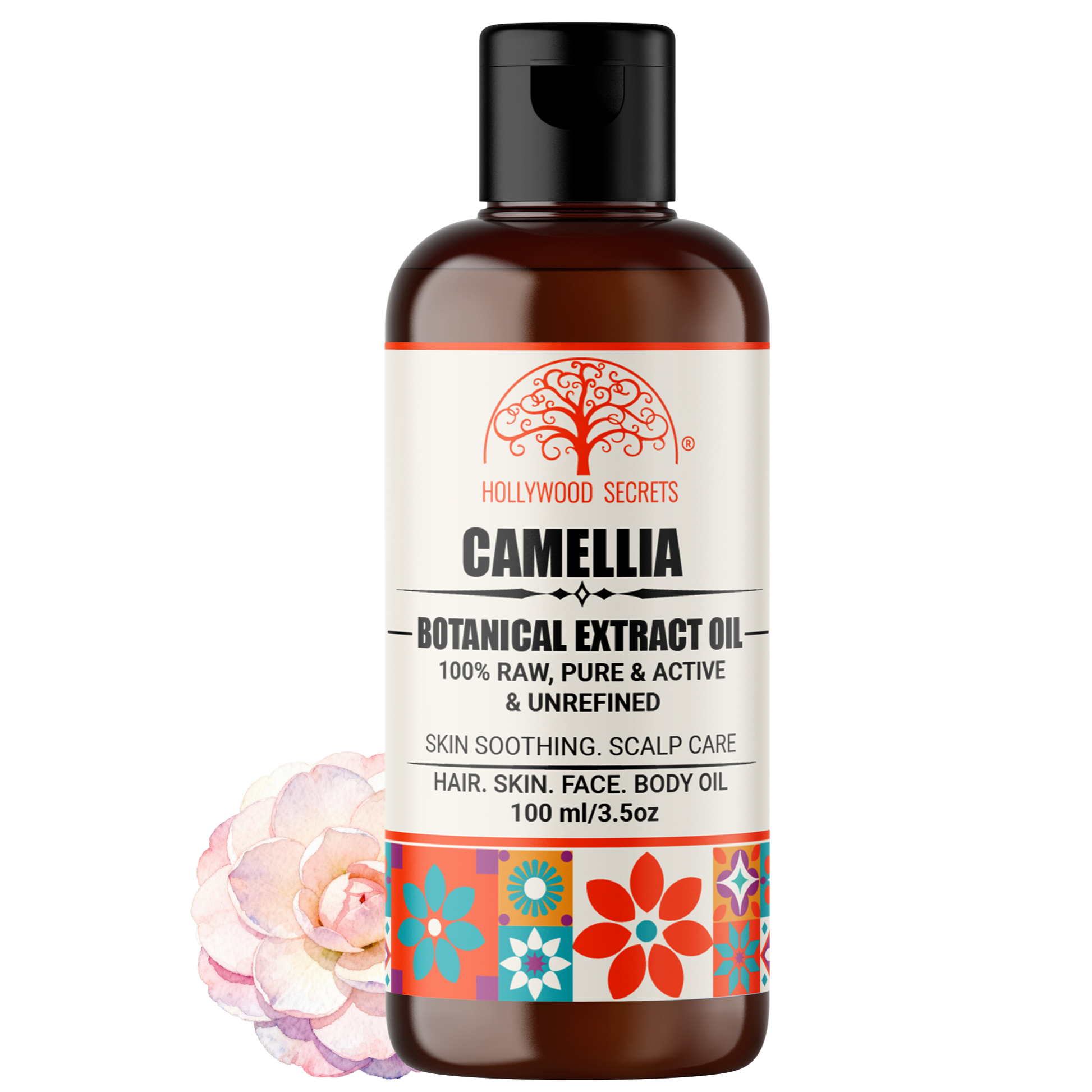 Camellia Oil Pure Cold Pressed Hollywood Secrets