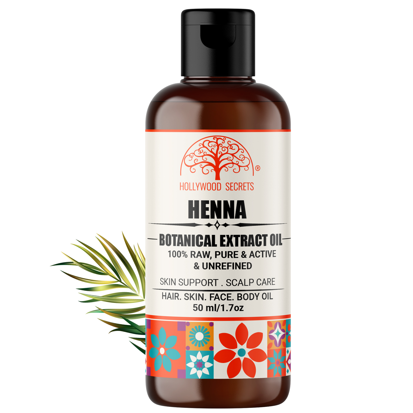 Henna Oil Pure Cold Pressed Hollywood Secrets