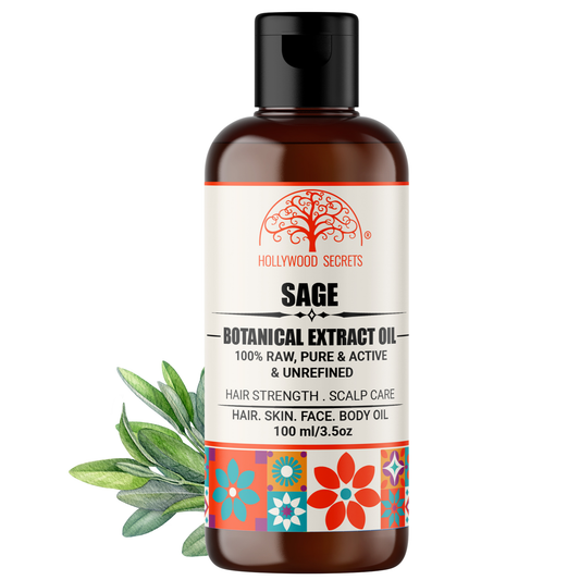 Sage Oil Pure Cold Pressed Hollywood Secrets