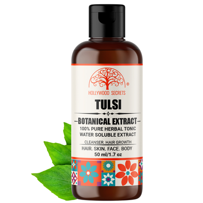 Pure 85% Tulsi Liquid Extract Hollywood Secrets