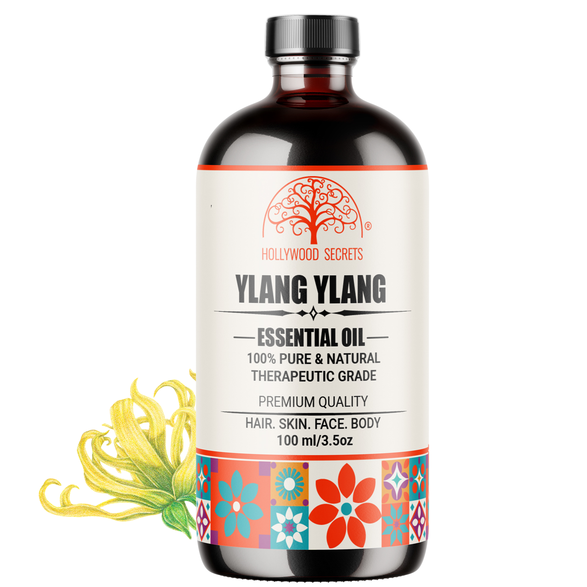 Pure Ylang Ylang Essential Oil Therapeutic Grade Hollywood Secrets