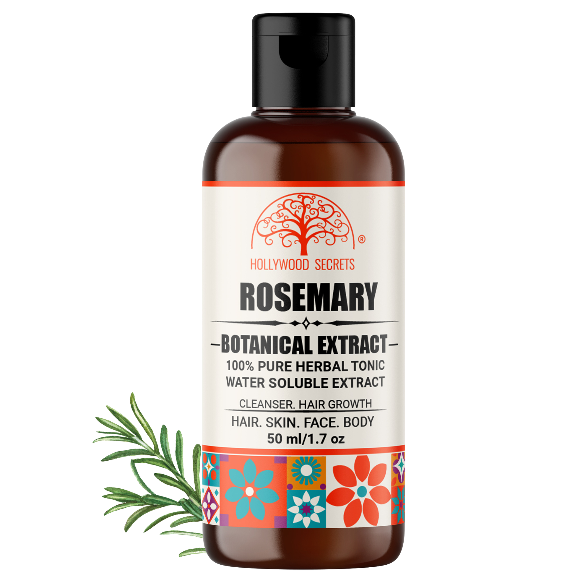 Pure 85% Rosemary Liquid Extract Hollywood Secrets