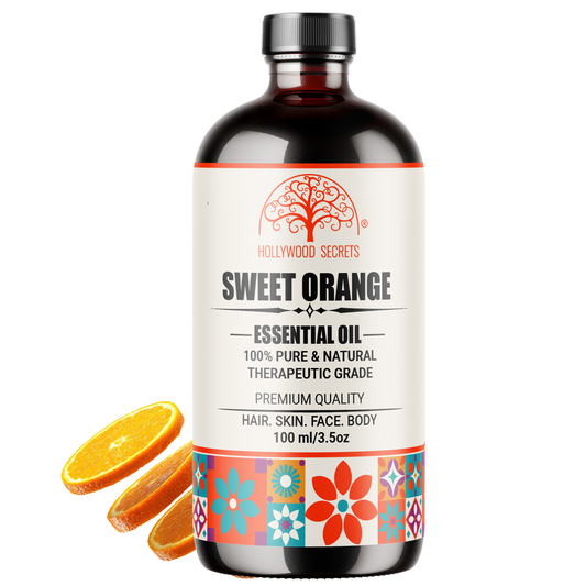 Pure Sweet Orange Essential Oil Therapeutic Grade Hollywood Secrets