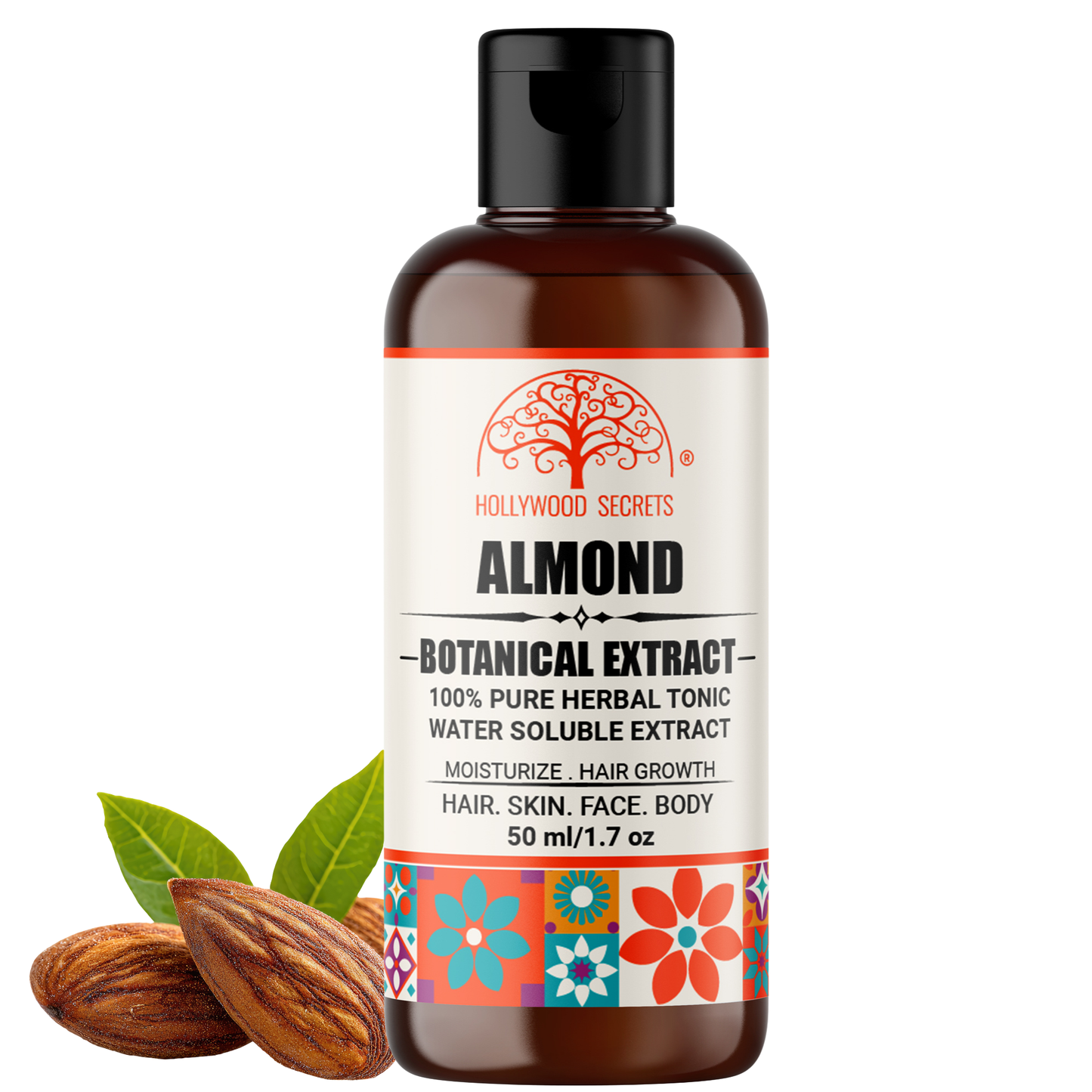 Pure 85% Almond Liquid Botanical Extract Hollywood Secrets