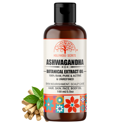 Ashwagandha Oil Pure Cold Pressed Hollywood Secrets