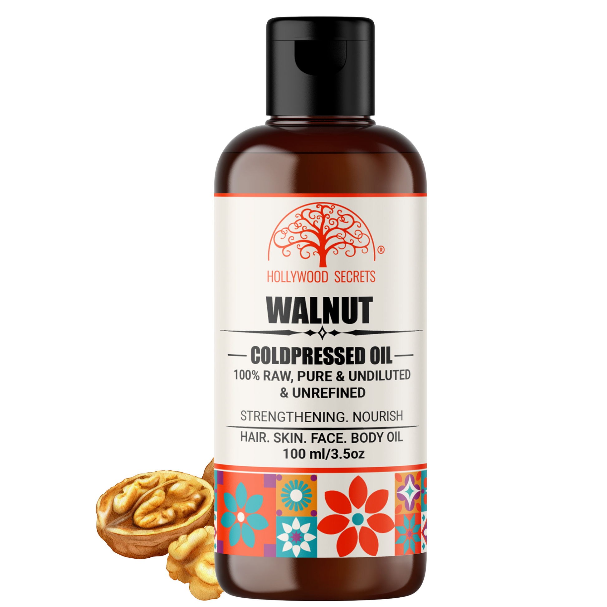 Walnut Oil Pure Cold Pressed Hollywood Secrets