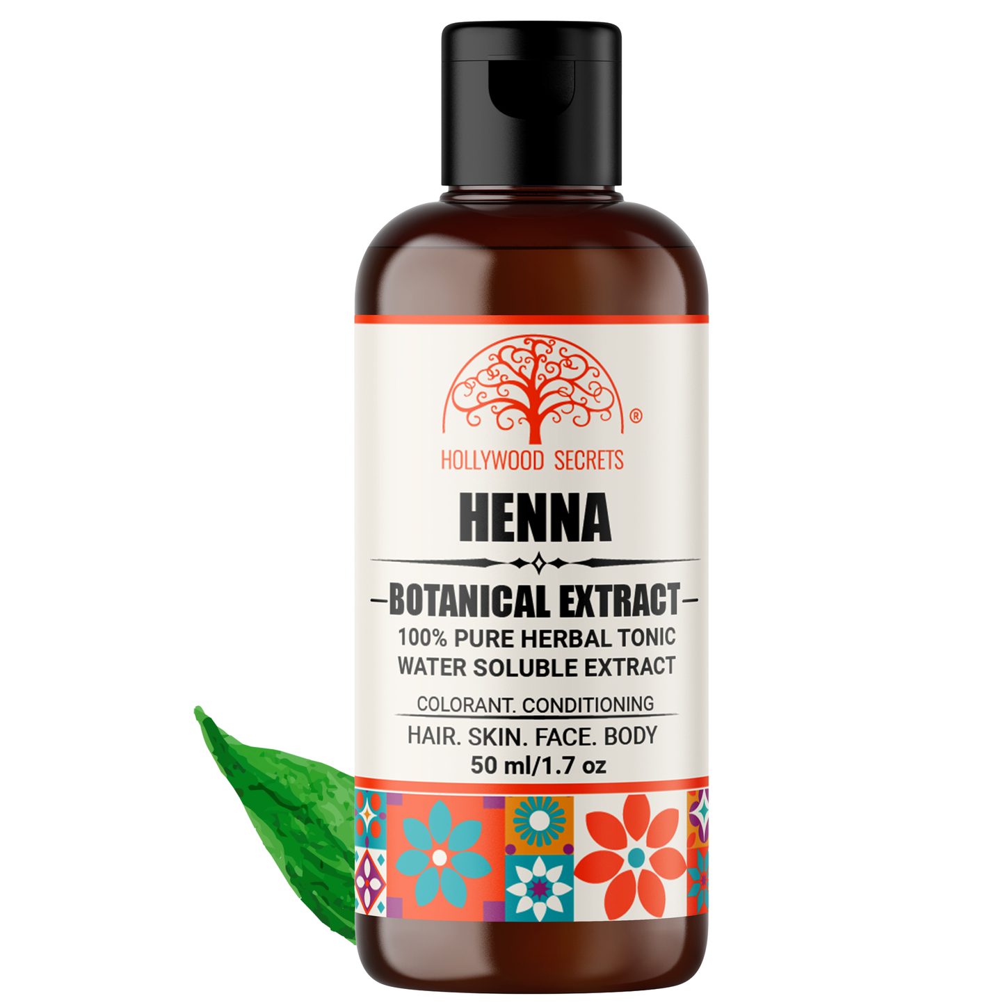 Pure 85% Heena Extract Liquid Extract Hollywood Secrets
