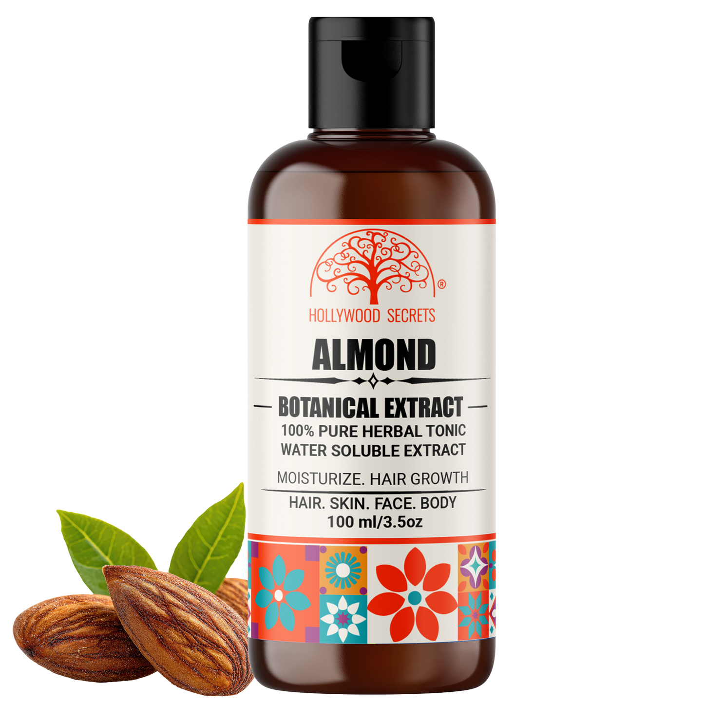 Pure 85% Almond Liquid Botanical Extract Hollywood Secrets