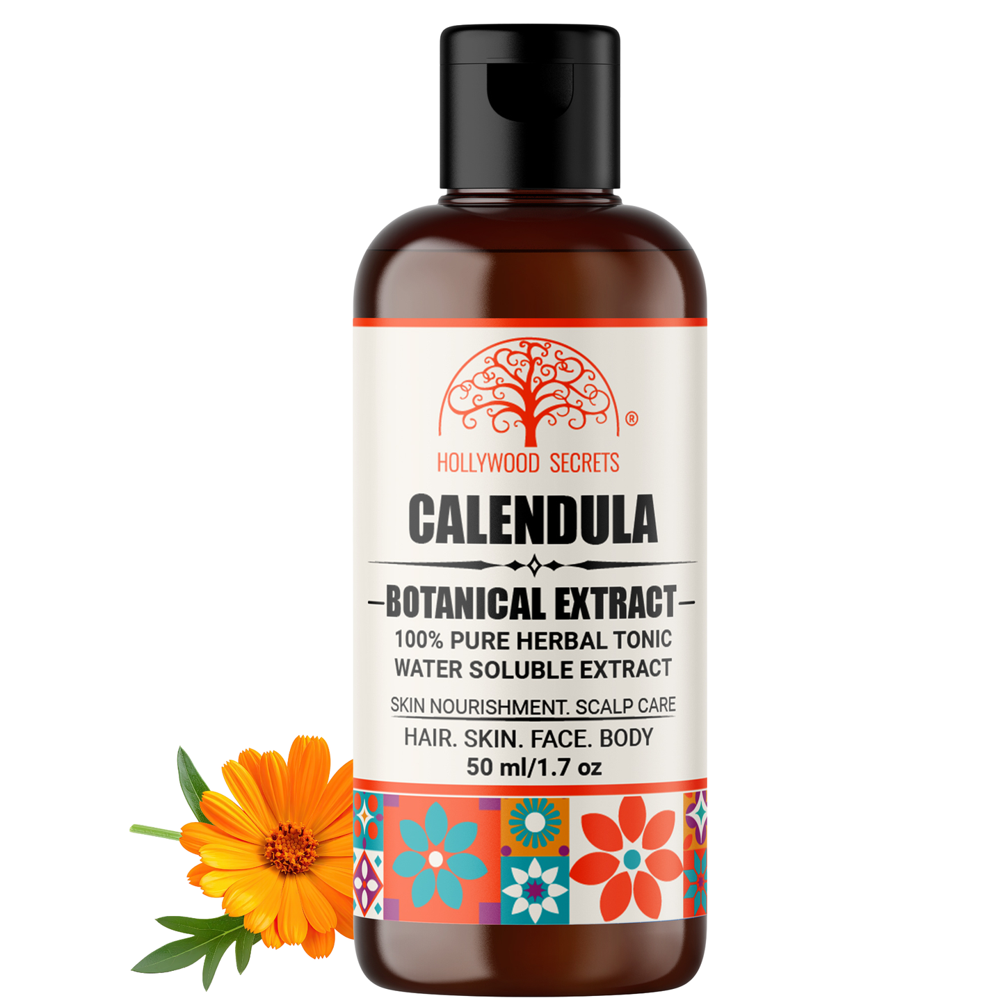 Pure 85% Calendula Liquid Extract Hollywood Secrets