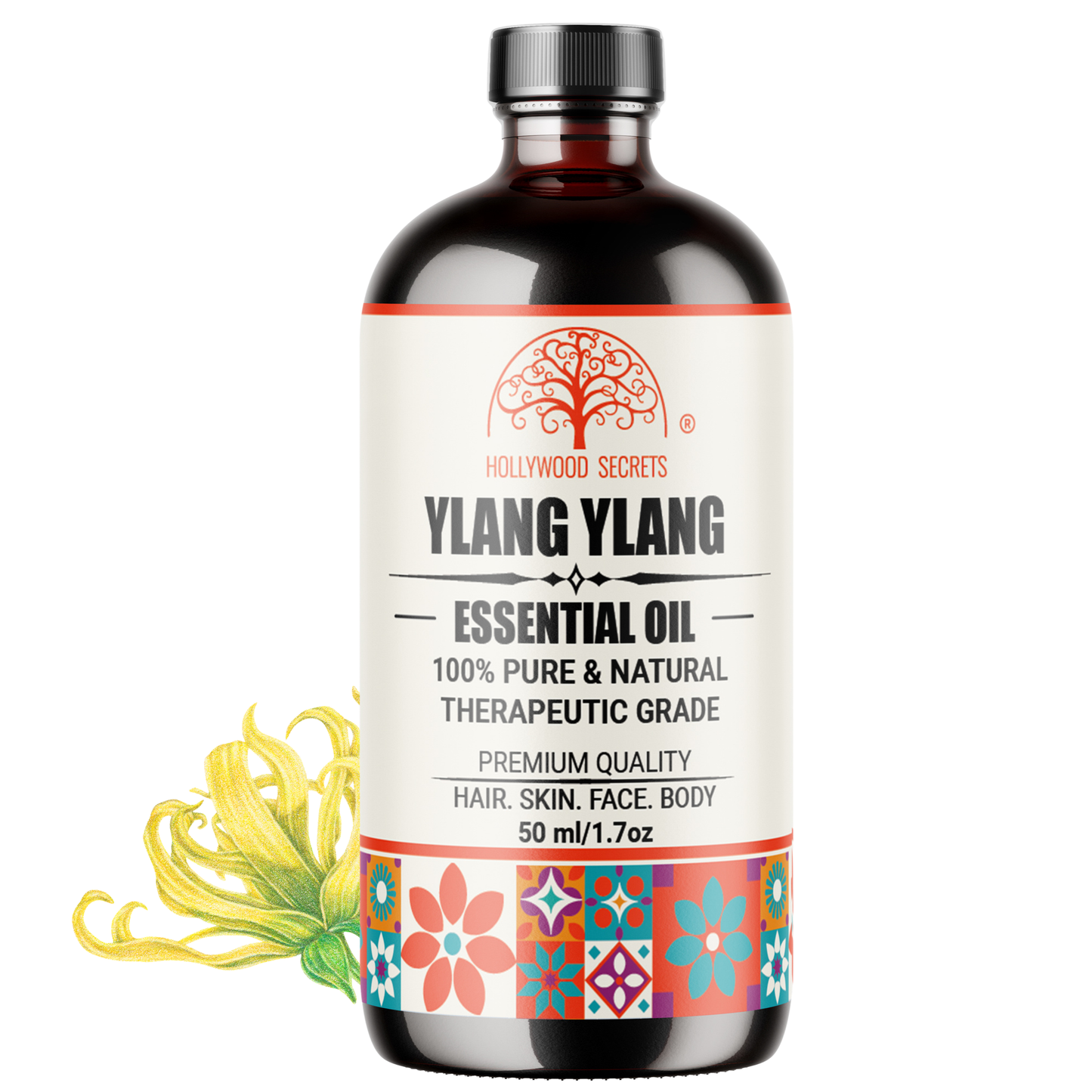 Pure Ylang Ylang Essential Oil Therapeutic Grade Hollywood Secrets